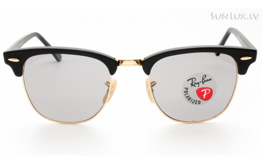 Ray-Ban Clubmaster Classic Polarised (RB3016 901SP2 51mm) saules brilles